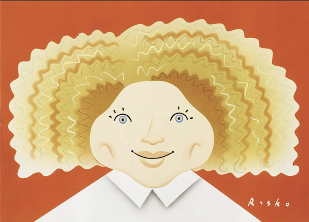 Retrato pintado de Gail Anderson