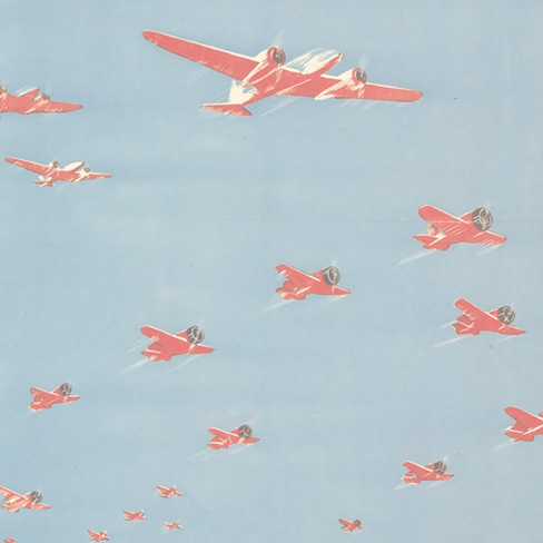 Aviones pertenecientes a un cartel de Nina